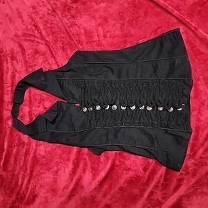 Corset, jacket,Tripp black goth,vest